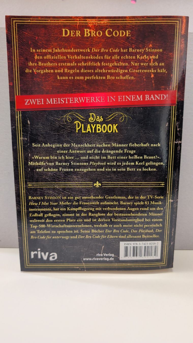 Bücher: Der Bro Code Das Playbook Buch neuwertig – Gebraucht aus Oberweningen von josh_alenfants 1