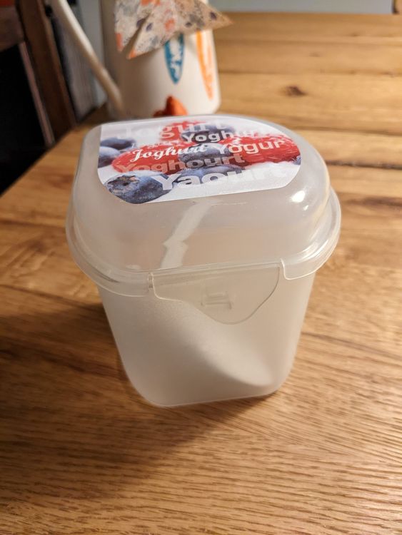 Xyuayamz Müsli To Go Becher 650ml - Mit Dip-Box Und Löffel Lila