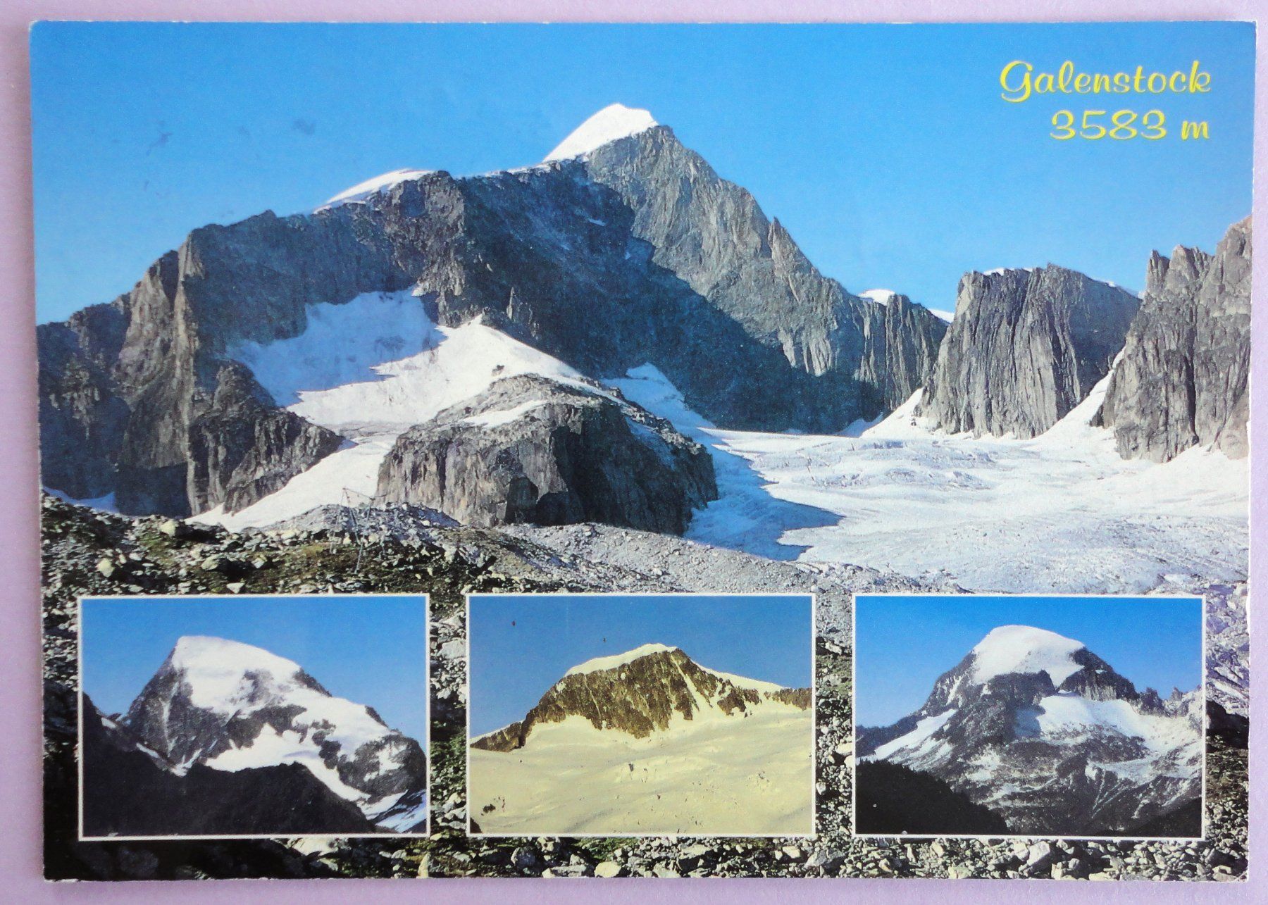 Cartoline postali: Galenstock 3583 m – Usato da Fétigny venduto da Billy2miny