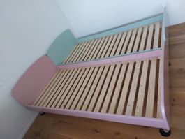 Flexa DOTS Kinder-Bett, mint / hellgrün