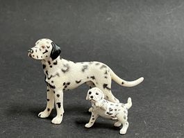 Schleich Dalmatiner Welpe und Rüde Hund Hunde