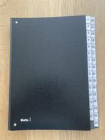 NEU Pultmappe 1-31 Biella schwarz
