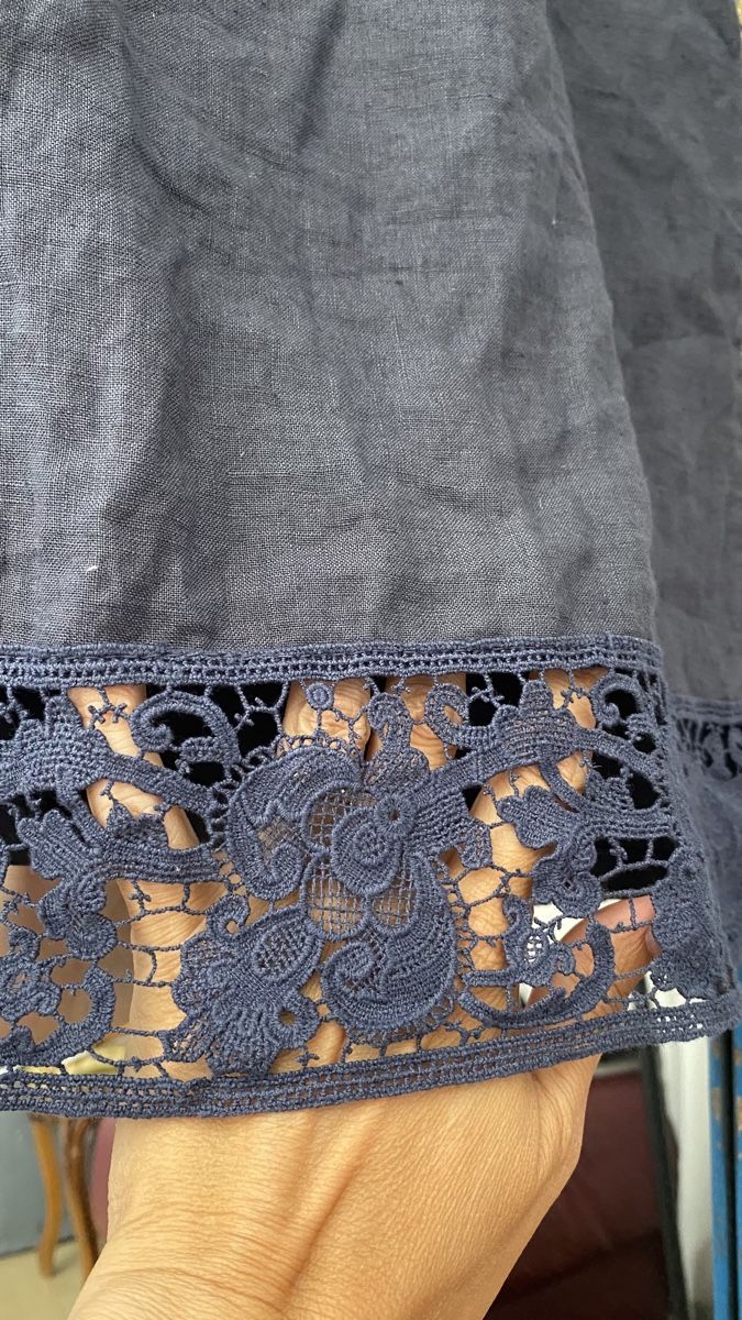 Kleider: Leinen Kleid Sommerkleid mit spitze – Gebraucht aus Obfelden von tan_9lj9 2
