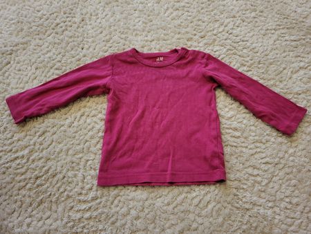 H&M Kinder Pullover Gr. 80, Top Zustand, Pink, Herbst!
