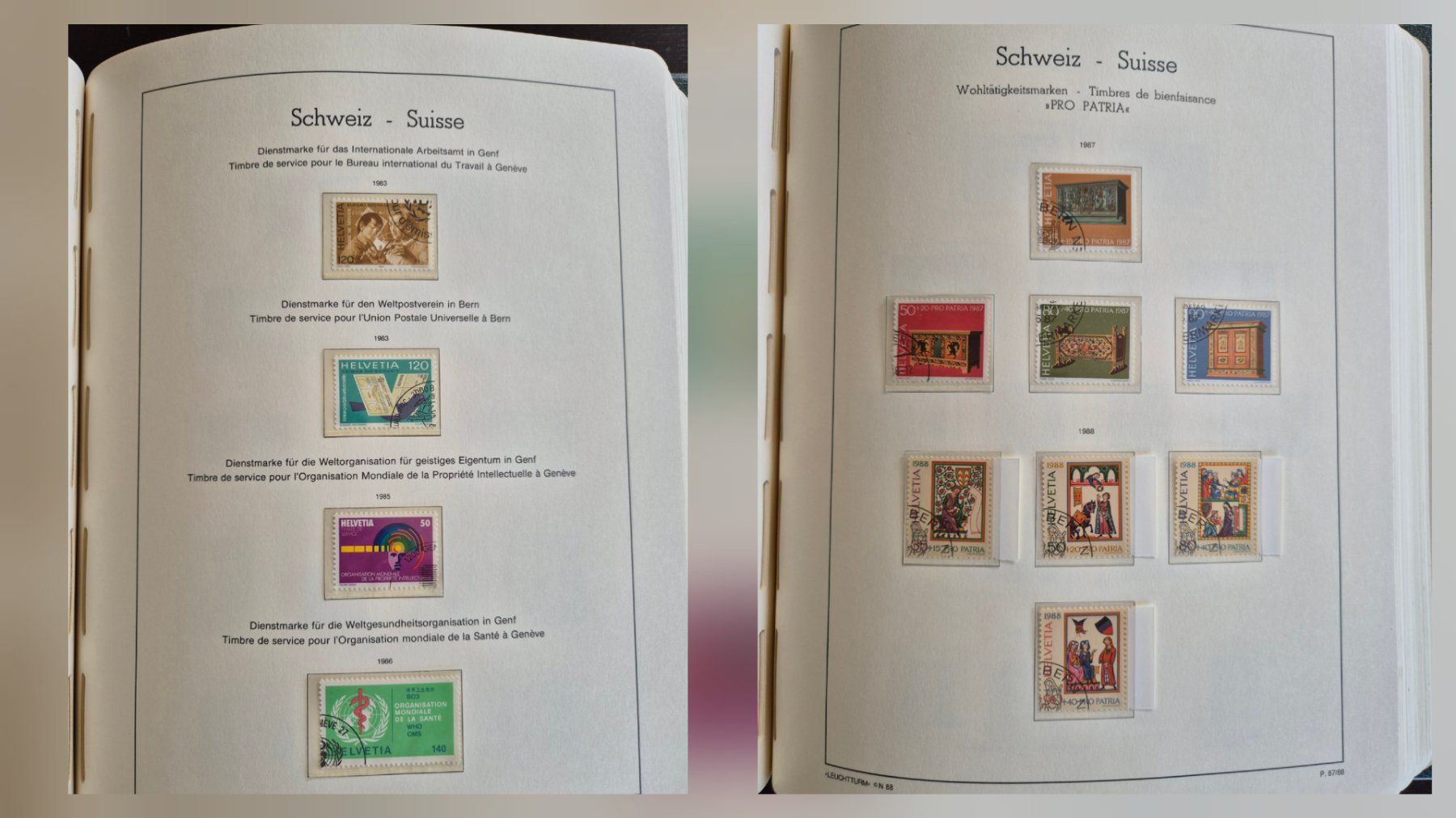 Tutti i francobolli: Schweiz Sammlung 1960-2003 – Usato da Buus venduto da papillon098 6