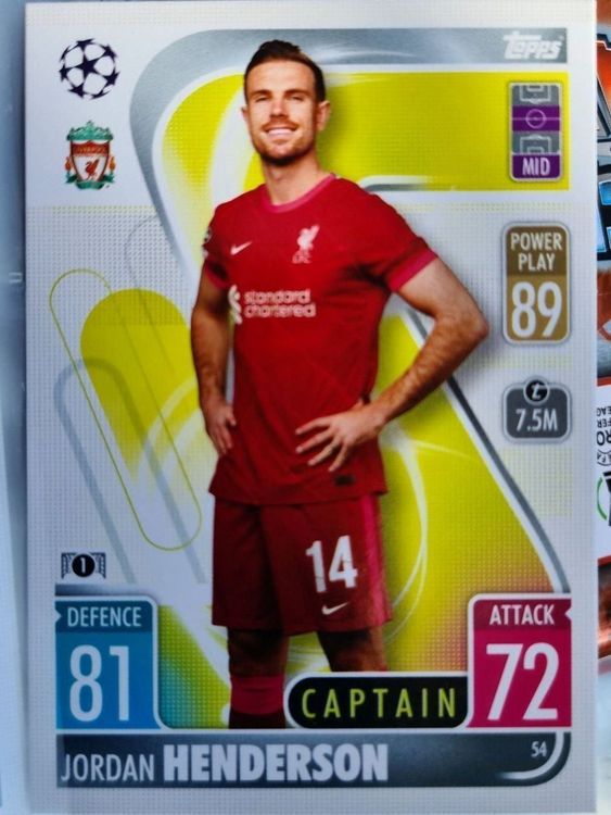Topps Match Attax 54 1