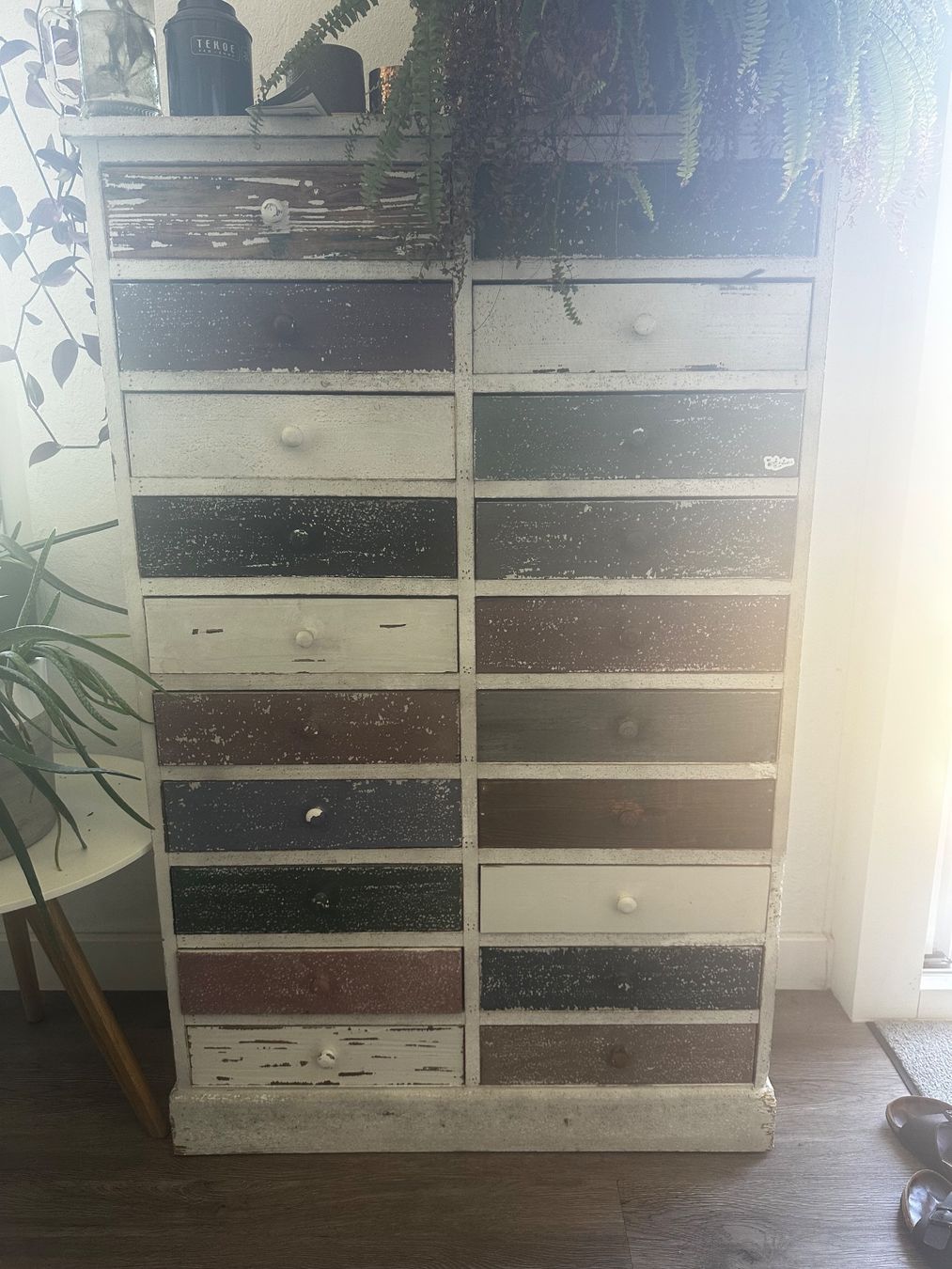 Cassettiere: Kommode Vintage 20 Schubladen Shabby Chic Stil – Usato da Winterthur venduto da gumble_ch
