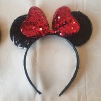 Minnie Mouse Haarreif mit Wende-Pailletten