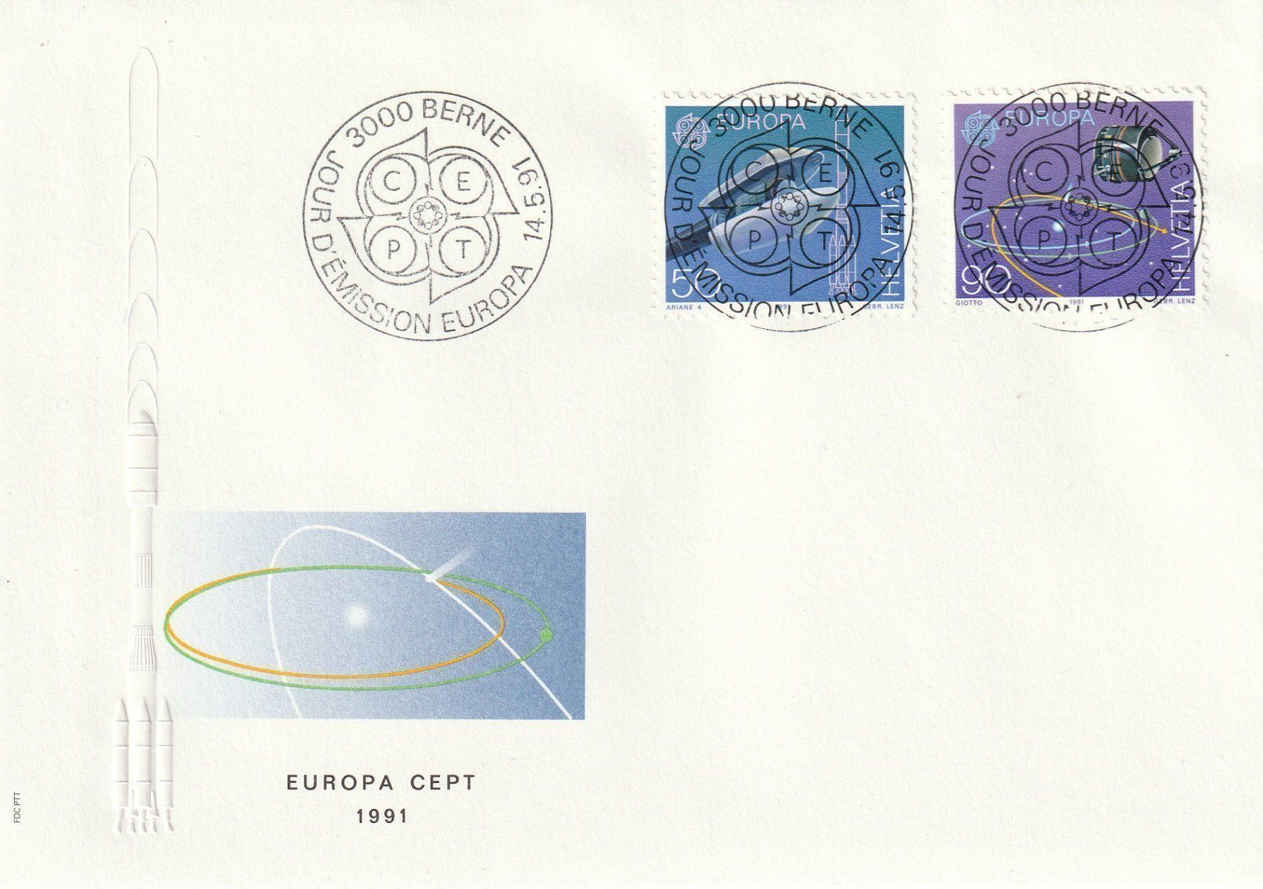 Tutti i francobolli: 1991 EUROPA, ET - Vollstempel – Nuovo e nell'imballaggio originale da Homburg venduto da masina01