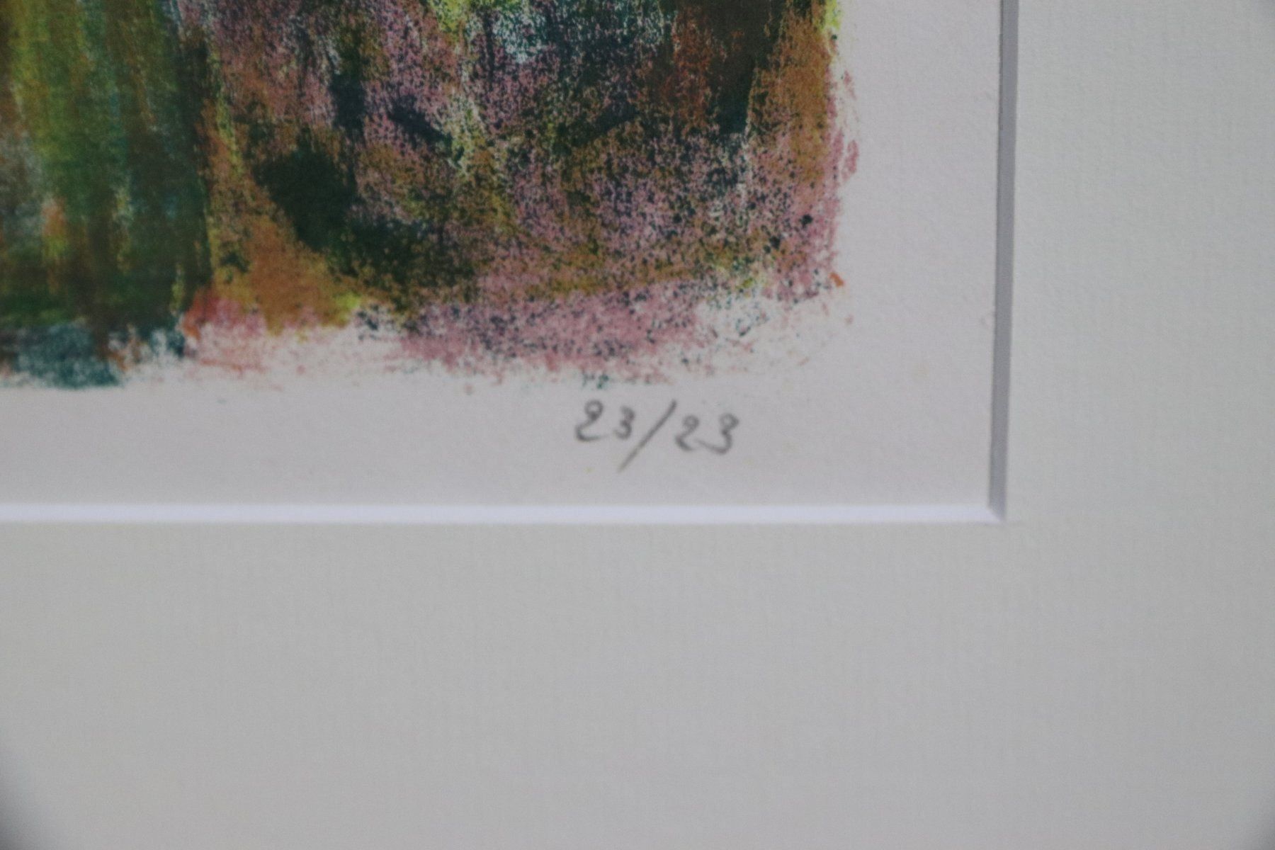 Grafica & Litografie: Edouard Goerg 1893-1969, Lithographie "Dédaration au fleurs" – Usato da Zug venduto da Kunst-Fundgrube 3