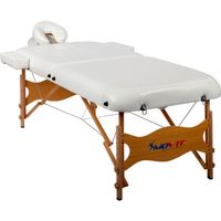 MOVIT Deluxe Massageliege weiß
