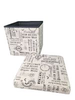SITZHOCKER MIT STAURAUM | 35 x 38 cm