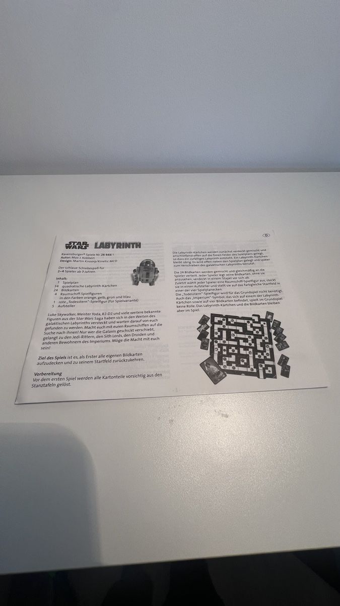 Ravensburger Giochi: Star wars Labyrinth – Nuovo (secondo la descrizione) da Lenzburg venduto da angelina1327 2