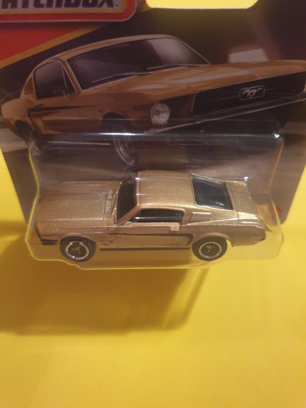 Matchbox Modellini d'auto: Matchbox 1968 FORD MUSTANG FASTBACK – Nuovo e nell'imballaggio originale da Oftringen venduto da Rotor 2