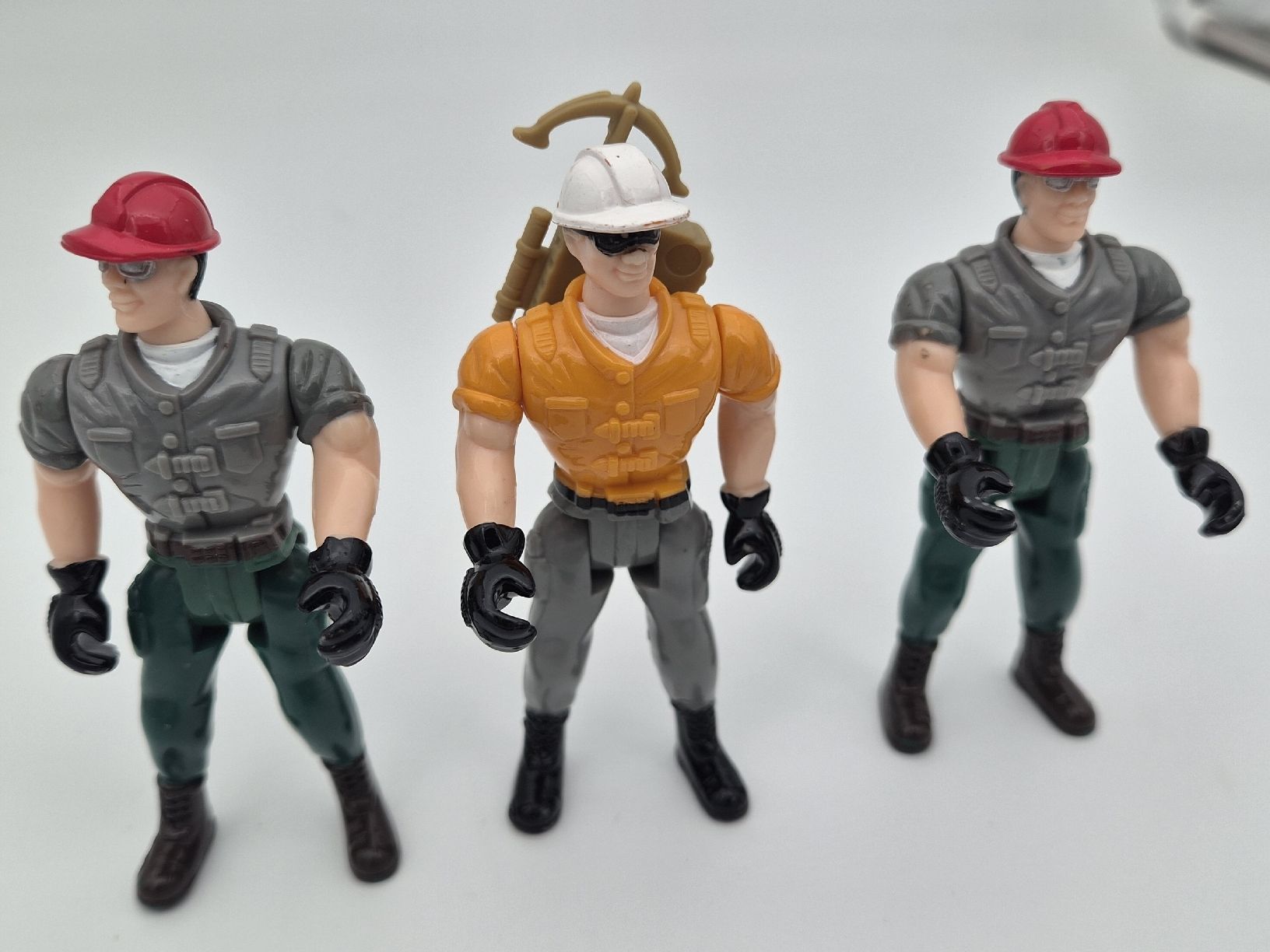 Matchbox Giocattoli: MATCHBOX MEGA RIG Figuren Set Bauarbeiter Mattel – Usato da Oberneunforn venduto da inf_hs8z