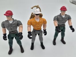 MATCHBOX MEGA RIG Figuren Set Bauarbeiter Mattel