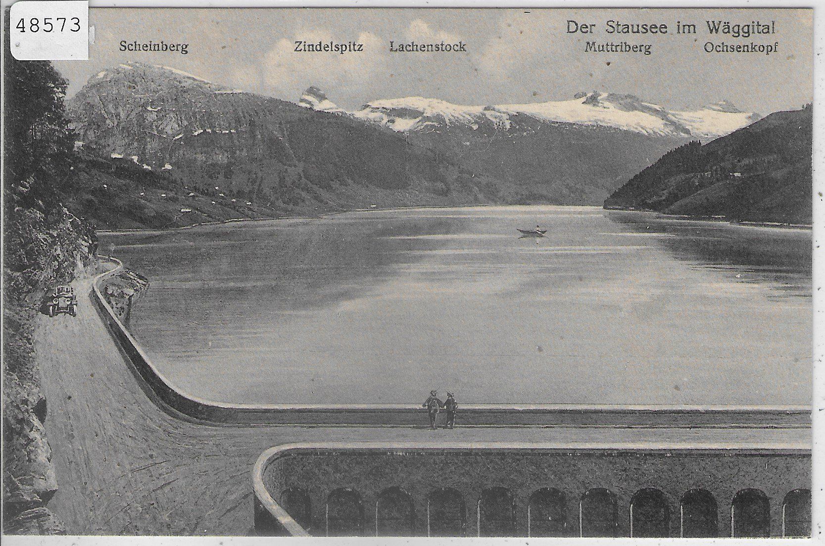 Cartoline postali: Der Stausee im Wäggital – Usato da Ettingen venduto da Kartenplanet