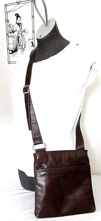 Herren Umhängetasche Leder Bodenschatz