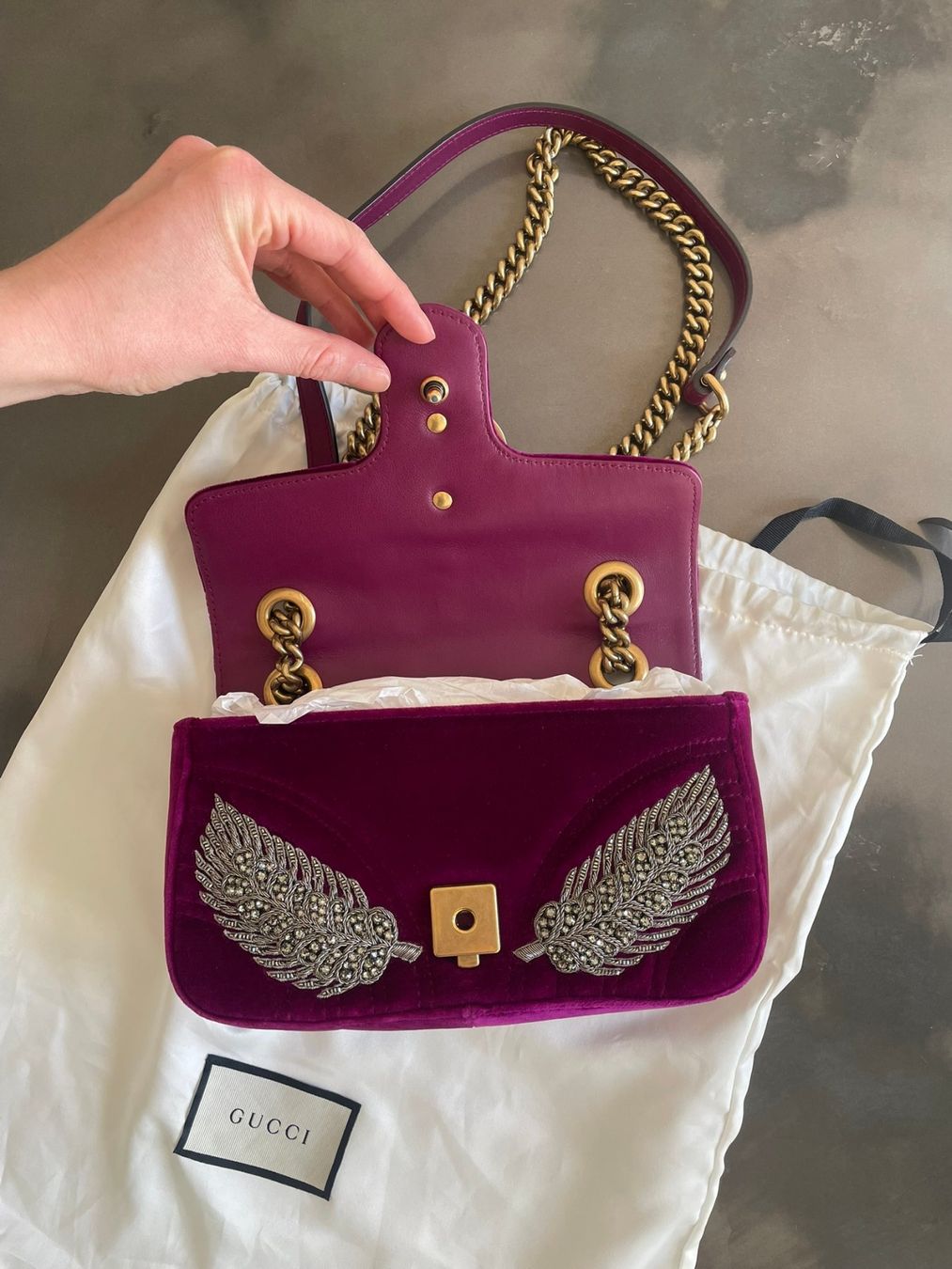 Gucci Borse da donna: Sac Gucci GG Marmont Flap – Nuovo (secondo la descrizione) da Lausanne venduto da generation 4