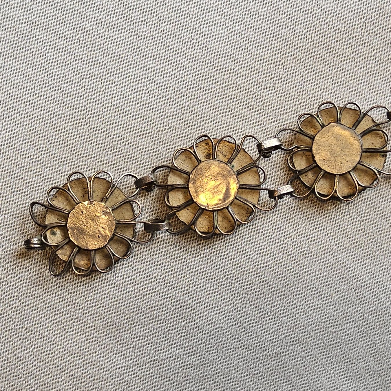 Armbänder & -reifen: Antikes buddhistisches Armband Silber/Schwarz – Gebraucht aus Zürich von helsan 5