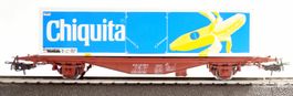 Märklin H0 Containerwagen Chiquita SJ Lgjs Art.nr. 4672