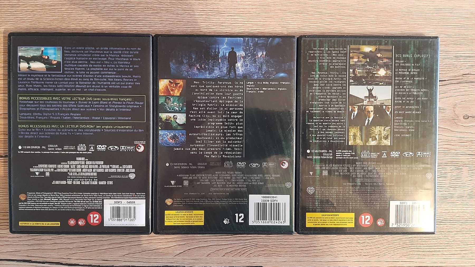 Tutti i DVDs: Matrix Trilogie – Usato da Steffisburg venduto da Globas 1