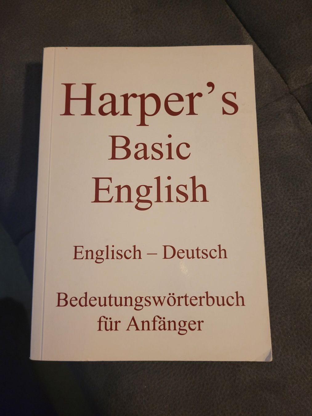 Libri: Harper's Basic English - Deutsch – Nuovo (secondo la descrizione) da Effretikon venduto da donjuan105