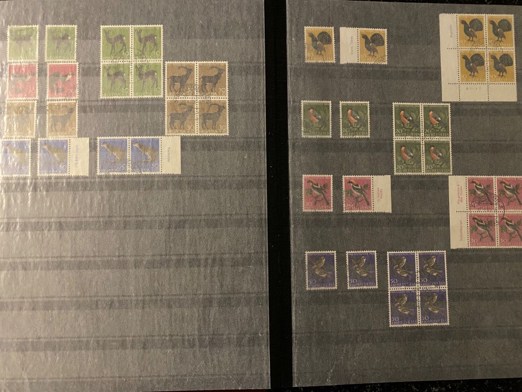 Alben: Briefmarkenalbum - Schweizer Sammlung Pro Juventute – Gebraucht aus Bätterkinden von Albera 4