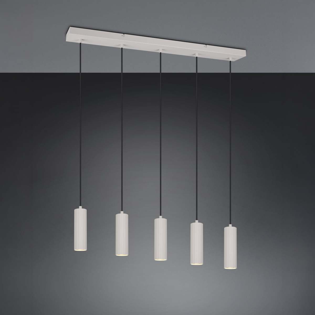 Kronleuchter & Deckenlampen: Pendelleuchte, Grau, 85 cm x 9 cm – Neu (gemäss Beschreibung) aus Kreuzlingen von Smart-Light