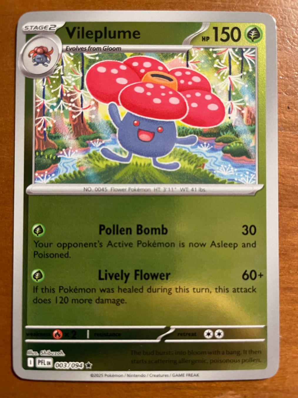 Pokémon Carte collezionabili: Pokemon Vileplume Reverse (Versand gratis) – Nuovo (secondo la descrizione) da Chur venduto da Angerson