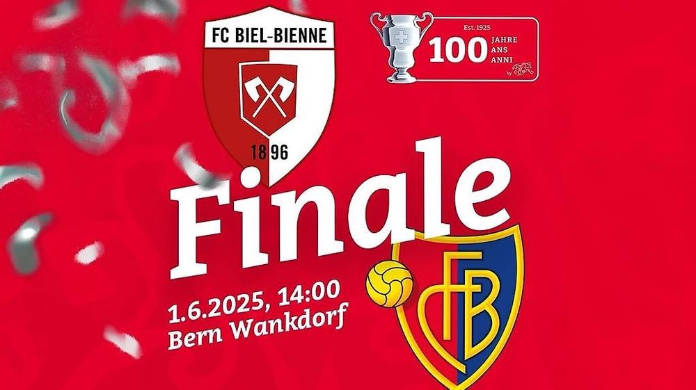 FC Biel-Bienne - FC Basel, Cup Final 2025, Top Sitzplatz (Neu und ...