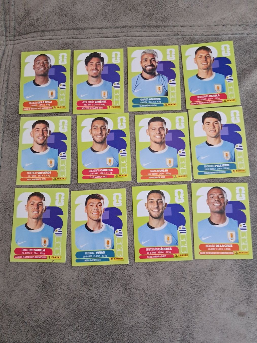 Panini Carte collezionabili: 12 x Paninisticker 2026 / Uruguay – Nuovo (secondo la descrizione) da Weinfelden venduto da Da-ryn01