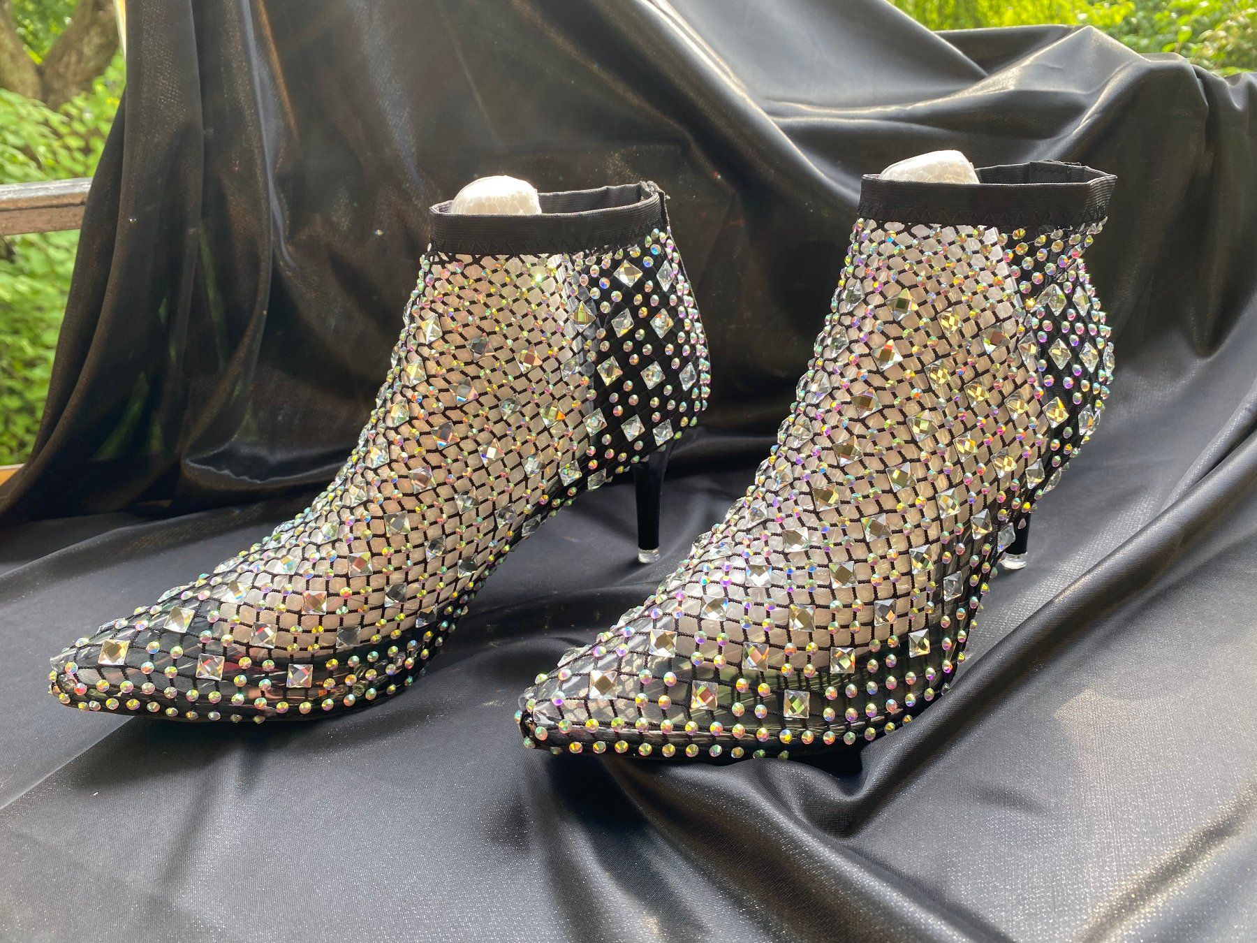 Scarpe da donna: Glitzer Disco Stiefeletten – Nuovo e nell'imballaggio originale da Zürich venduto da Pyramid1 1
