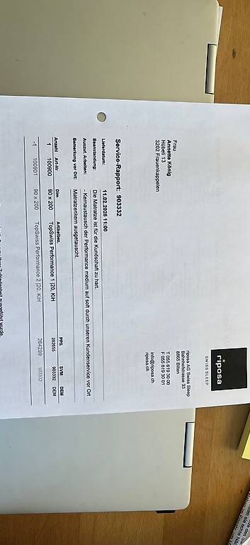 Materassi: Matratze top Zustand  – Usato da Frauenkappelen venduto da ann_65rk 1