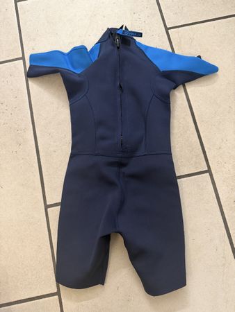 Olaian Neoprenanzug blau dunkelblau Grösse 115-124 cm