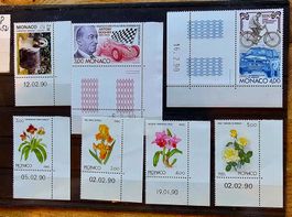 MONACO coins datés neufs ** 1990
