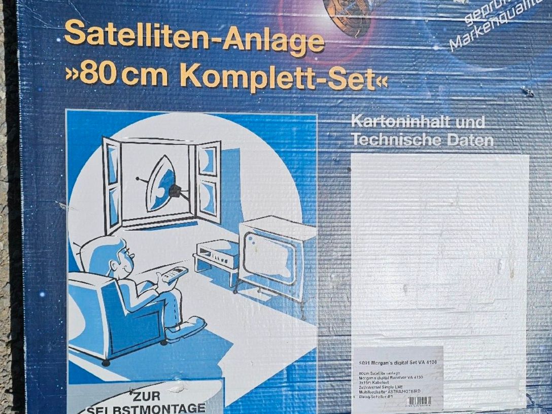 Parabola satellitare: Satellitenanlage 80cm – Nuovo (secondo la descrizione) da Oberdiessbach venduto da 56292