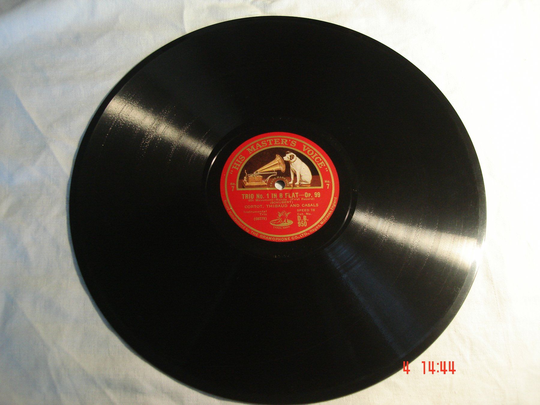 Dischi in vinile: Schellackplattenalbum Schubert Trio B-Dur op.99 – Usato da Aeschi SO venduto da abi1951 8