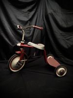 Vintage Tricycle metal red white used condition