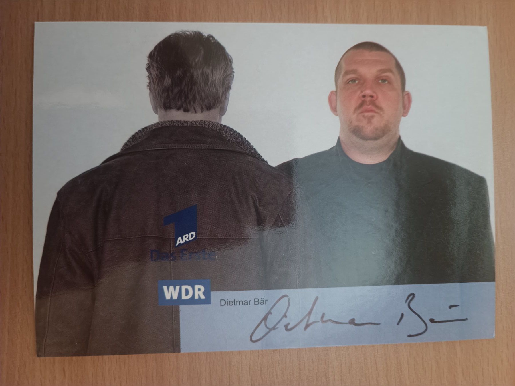Autogramme: Dietmar Bär - handsignierte Autogrammkarte Tatort – Gebraucht aus Menziken von Artographs