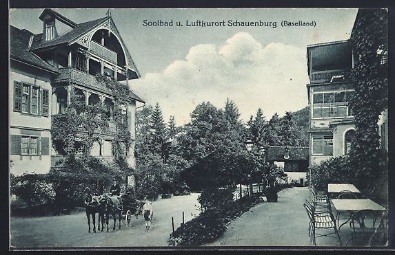 Cartes postales: Schauenburg /Baselland, Hotel mit Strass – D'occasion à Berlin par bartko-reher