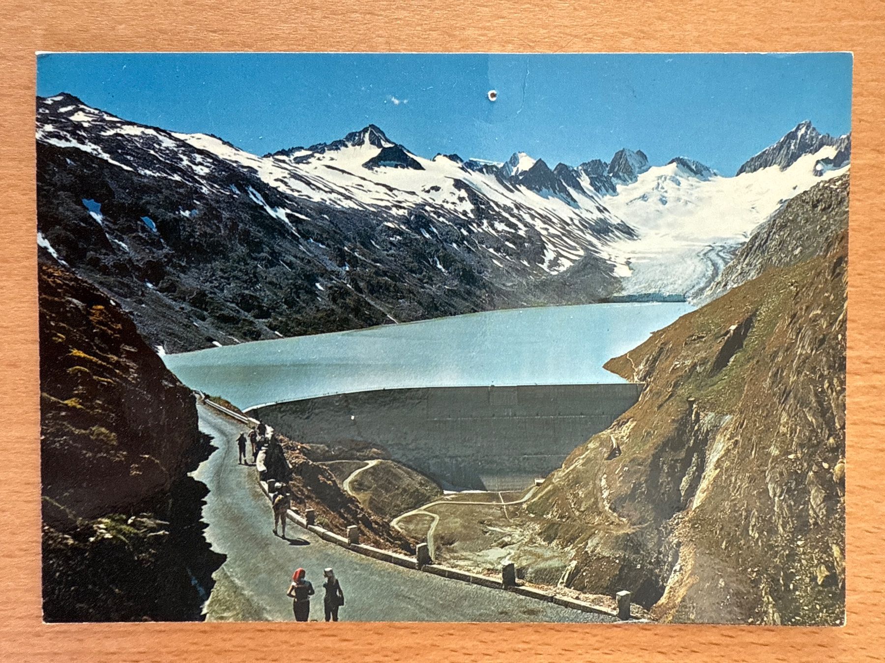 Cartoline postali: Oberaarsee Grimsel, Ansichtskarte gelaufen – Usato da Sempach Station venduto da blackhors 5