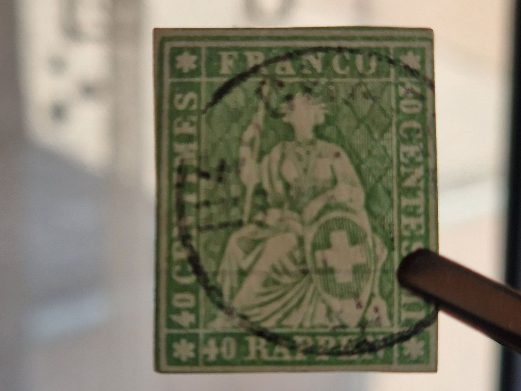 Tutti i francobolli: Strubel 26G, signiert, ab 1.- – Usato da Burgdorf venduto da Glossy01 5