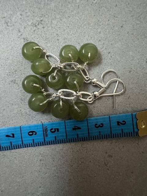 Orecchini pendenti & Orecchini a lobo: Sehr schöne Jade Ohrringe - 925 Silbe – Nuovo (secondo la descrizione) da Neerach venduto da romiping 8