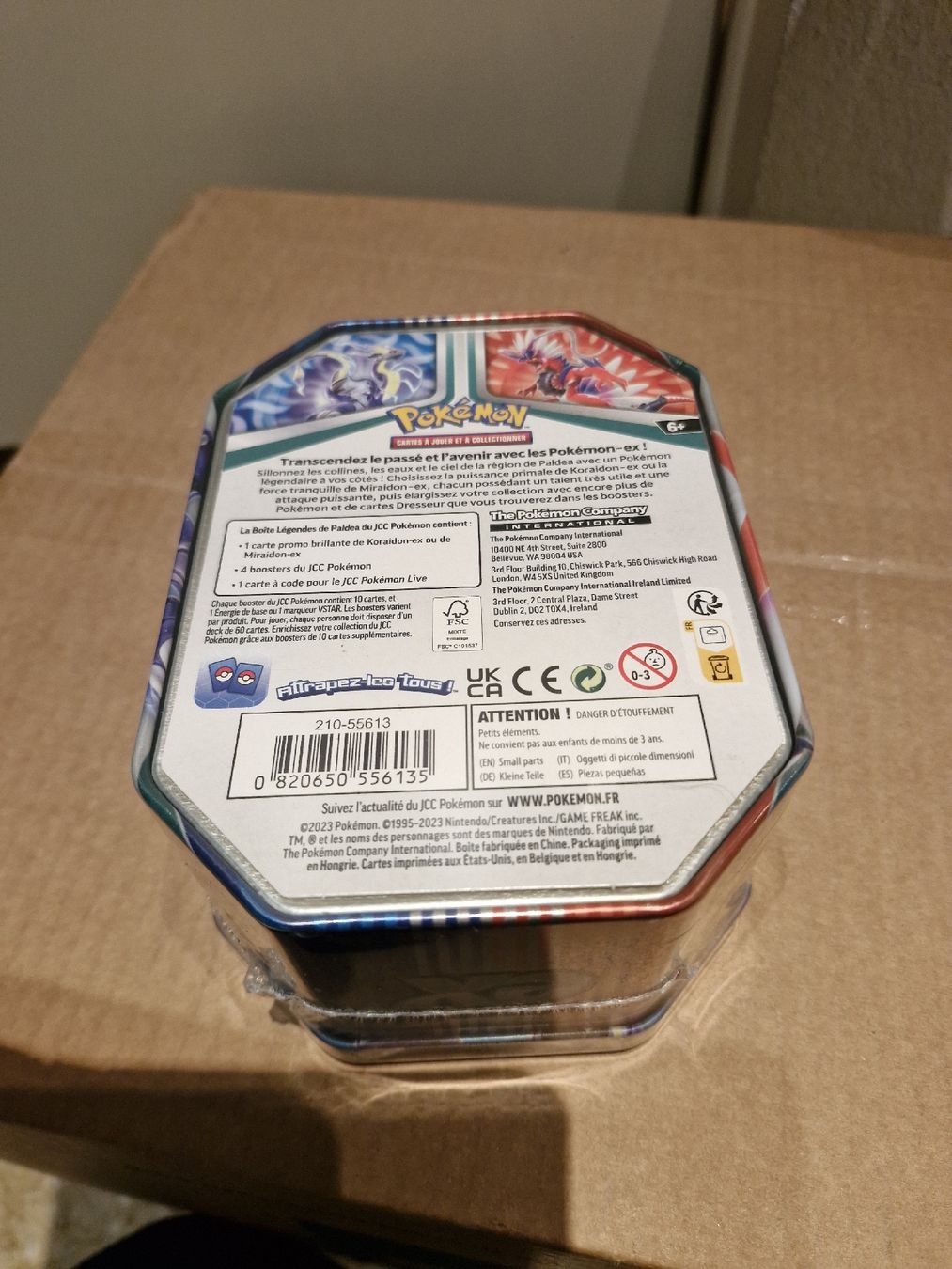 Pokémon Carte collezionabili: Tin miraidon ex - fr – Nuovo e nell'imballaggio originale da Cudrefin venduto da Jnini12 2