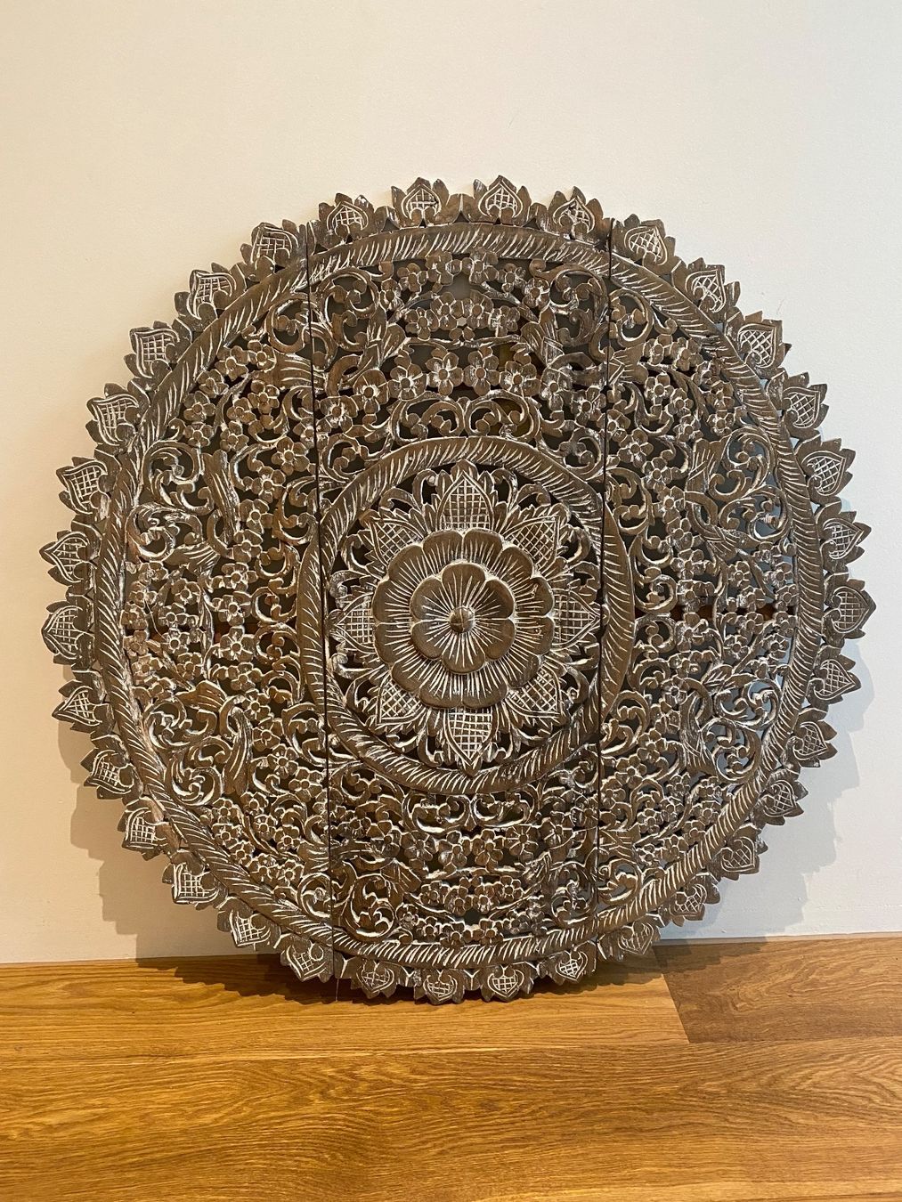 Tutte le decorazioni: Mandala aus Teakholz 90cm – Nuovo (secondo la descrizione) da Affoltern am Albis venduto da Vsyra 2
