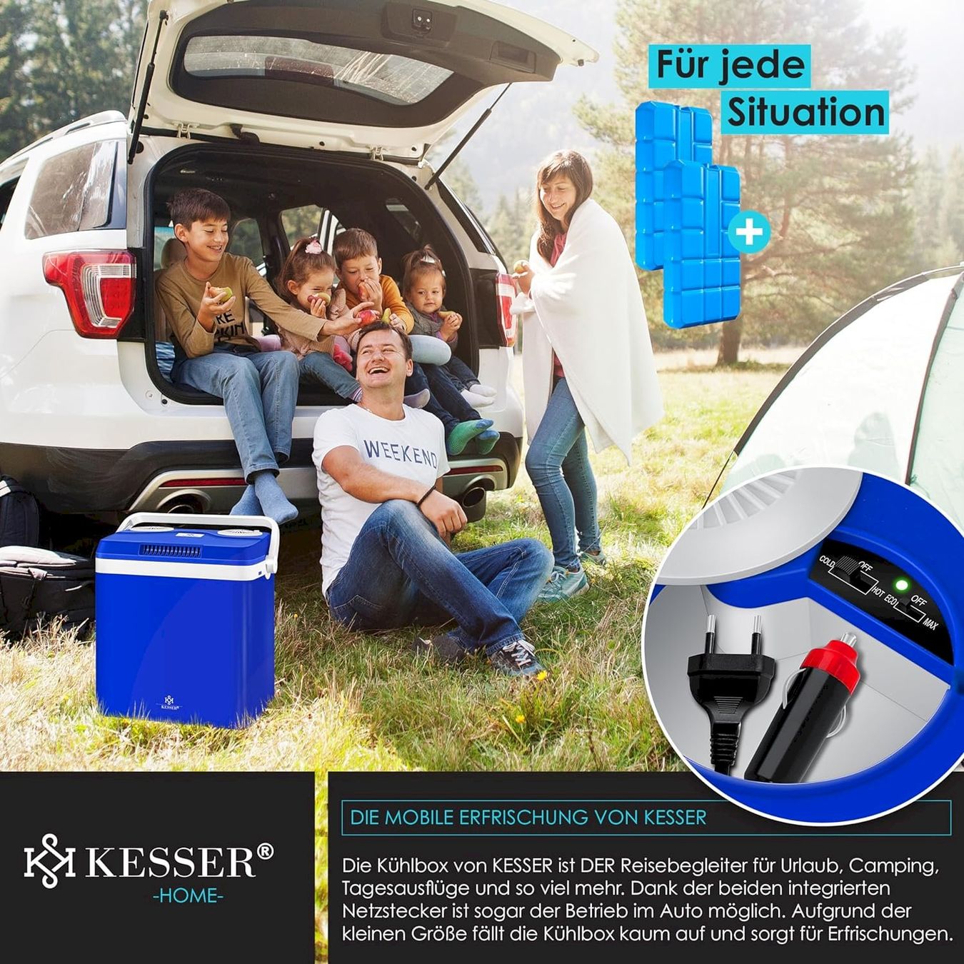 Mobicool Kühlschränke & Kühlen: KESSER 32L Kühlbox Blau – Neu und originalverpackt aus Bottighofen von zaap 4