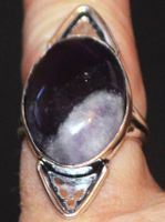 Ring L-2880 – Chevron Amethyst – 16 mm Innendurchmesser
