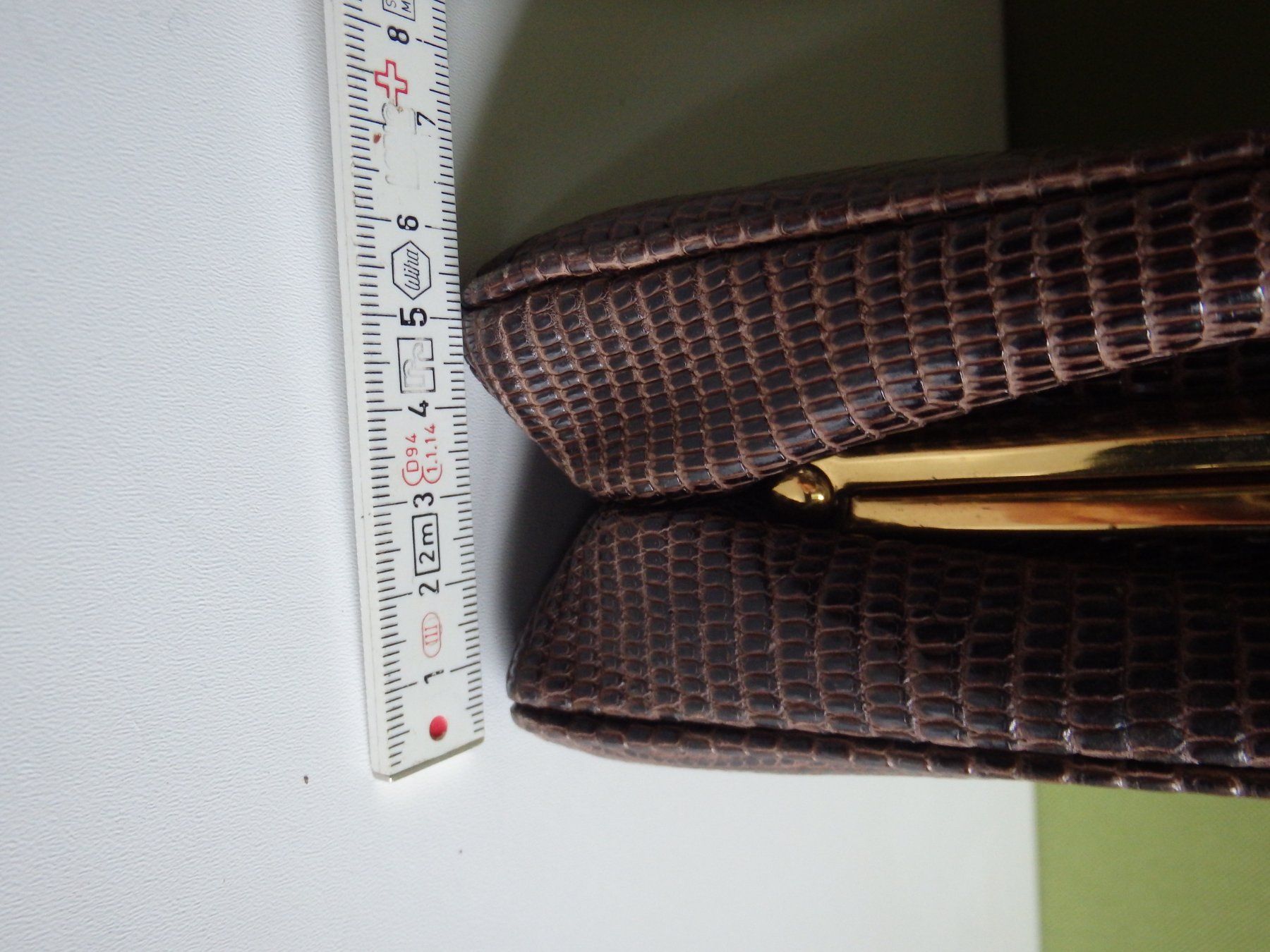 Borse da donna: braune Vintage Eidechs Tasche – Usato da Schöfflisdorf venduto da pullux 7