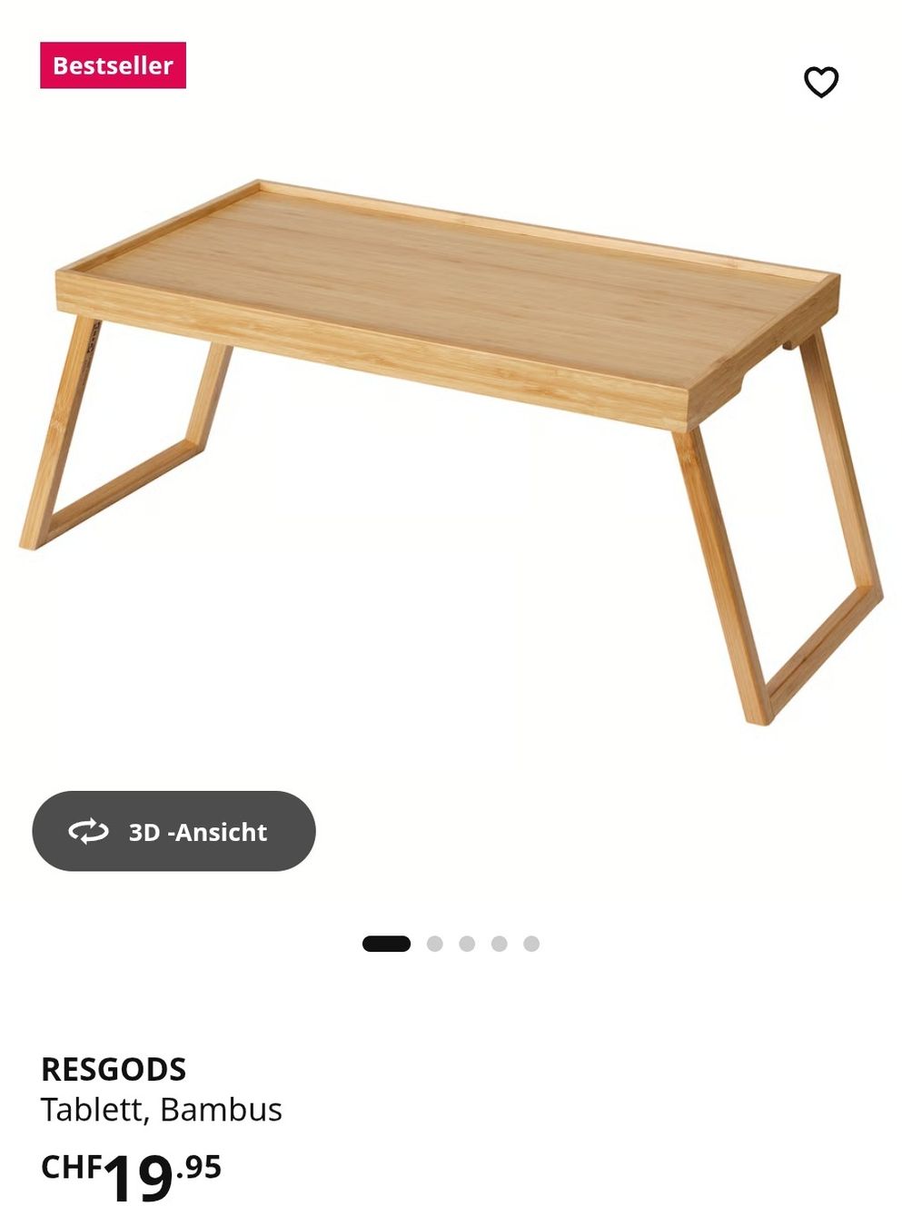 Tablet PC: 2 Tablett von Ikea – Usato da Beinwil/Freiamt venduto da 1Lar1 5